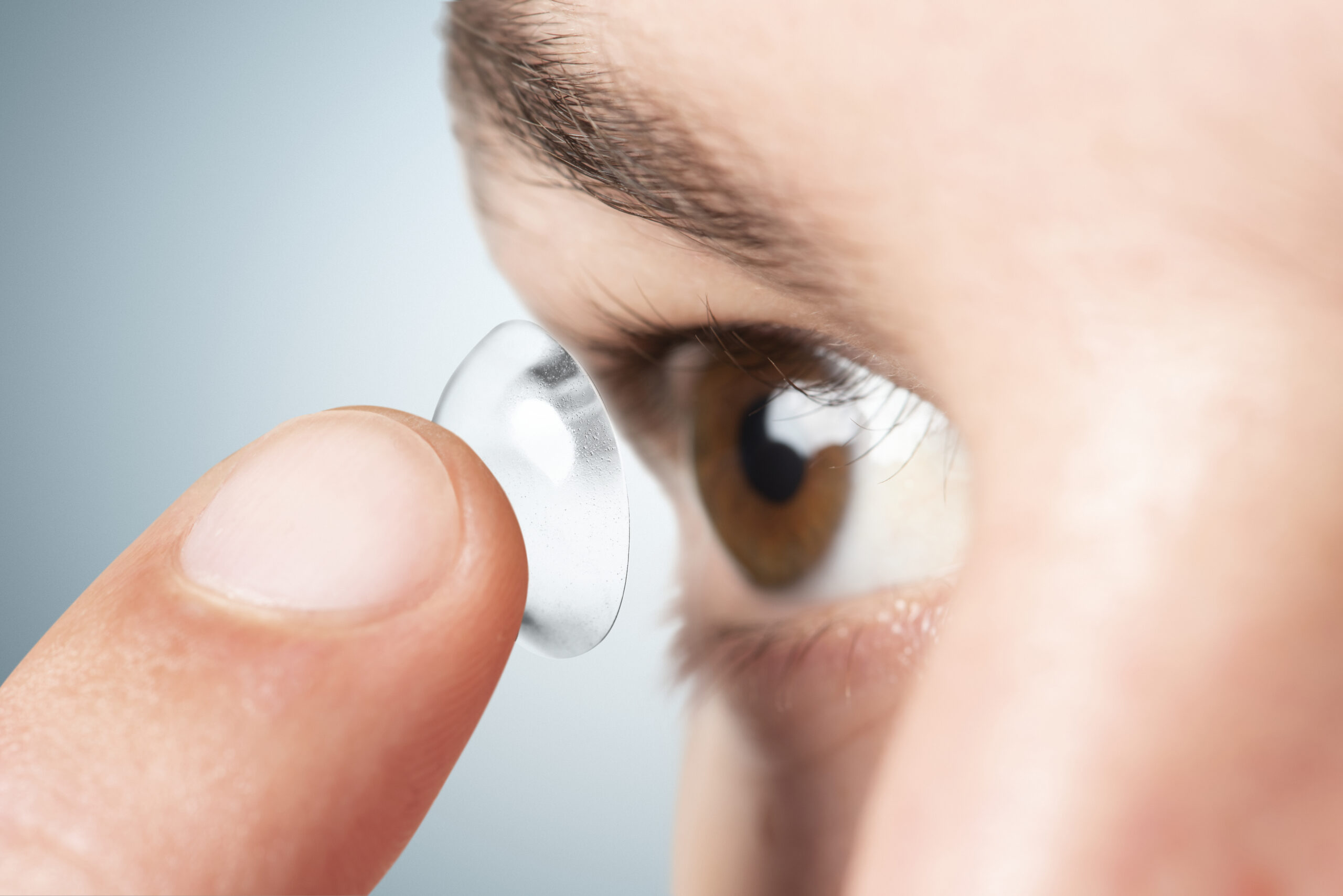 Hybrid Contact lenses