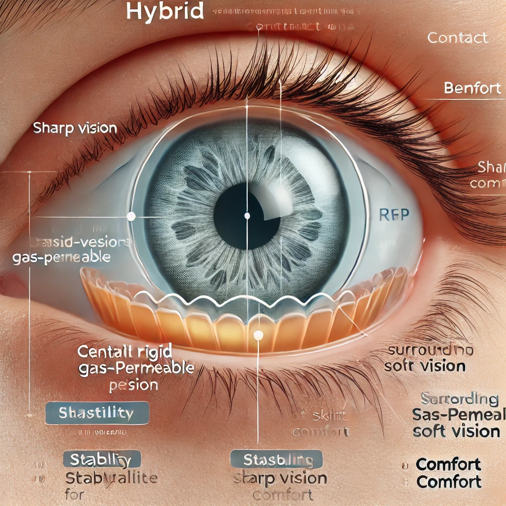 Hybrid Contact Lenses in Dubai